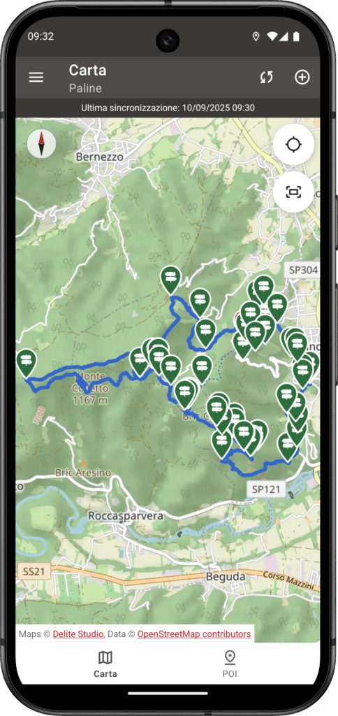 TrailGIS app Android
